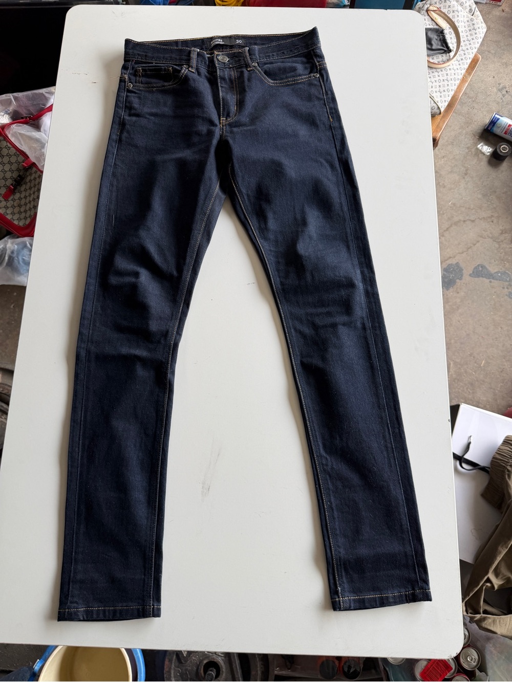 Cotton On Men's Skinny Jeans in Dark Blue